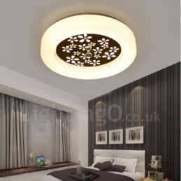 Modern Contemporary Integrated Metal Flush Mount Light