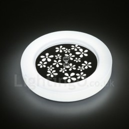 Modern Contemporary Integrated Metal Flush Mount Light