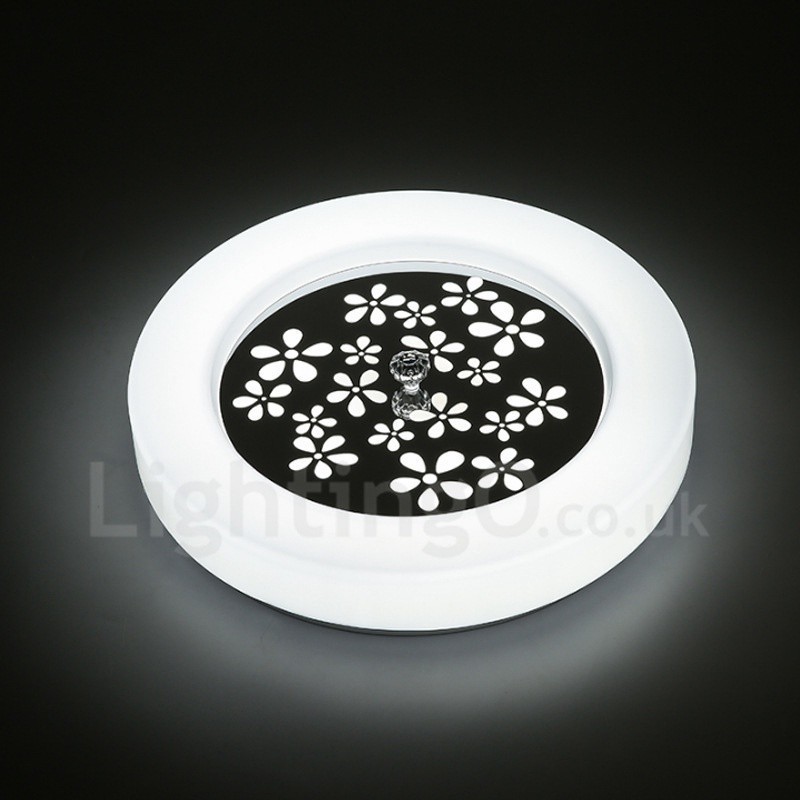Modern Contemporary Integrated Metal Flush Mount Light