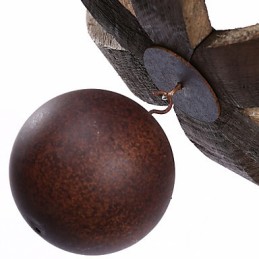 Vintage Amercian Rustic Wooden Pendant Winerel Chandelier Lamp Liviing and Lamp