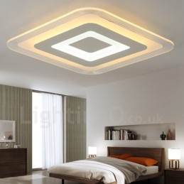 Modern Contemporary Integrated Metal Flush Mount Light