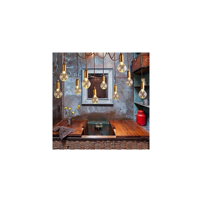 Chandelier Mini Style Modern Contemporary Metal