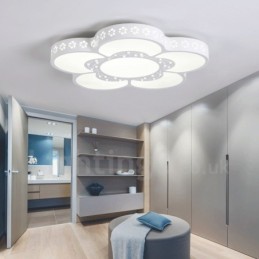 Modern Contemporary Integrated Metal Flush Mount Light
