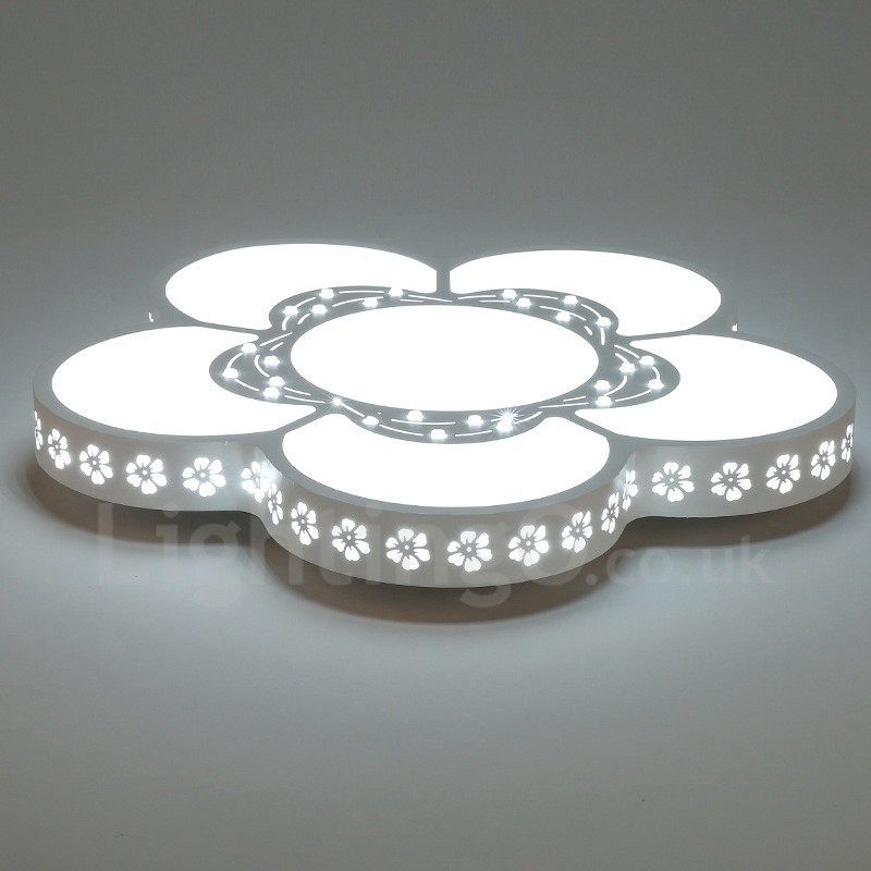 Modern Contemporary Integrated Metal Flush Mount Light