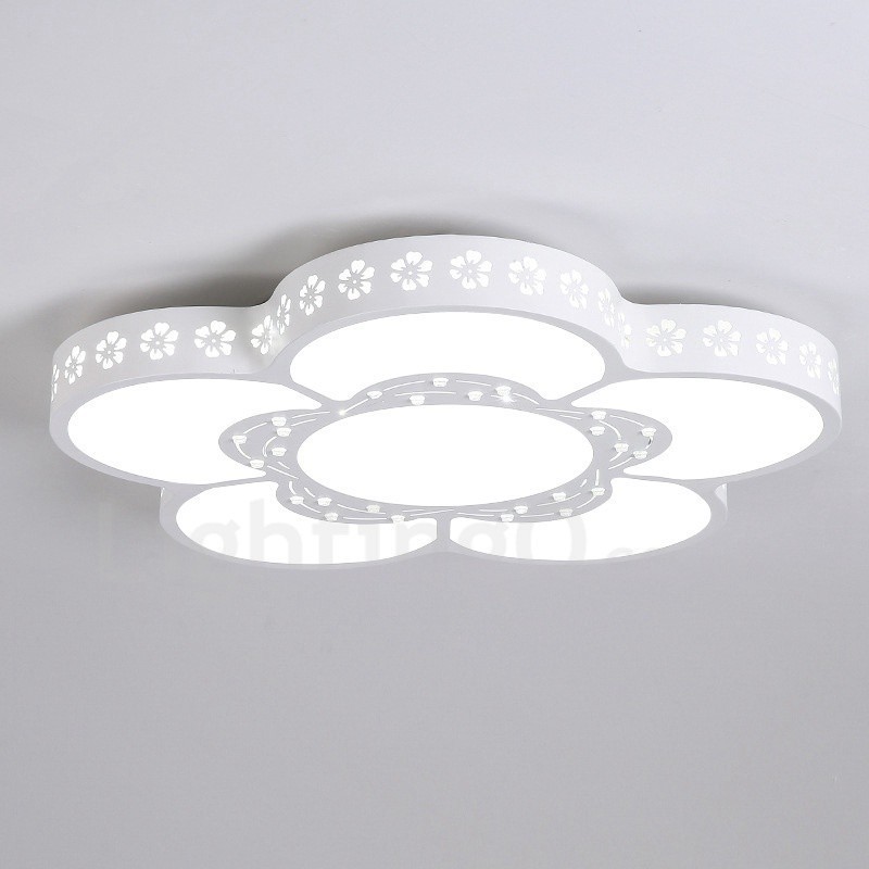 Modern Contemporary Integrated Metal Flush Mount Light