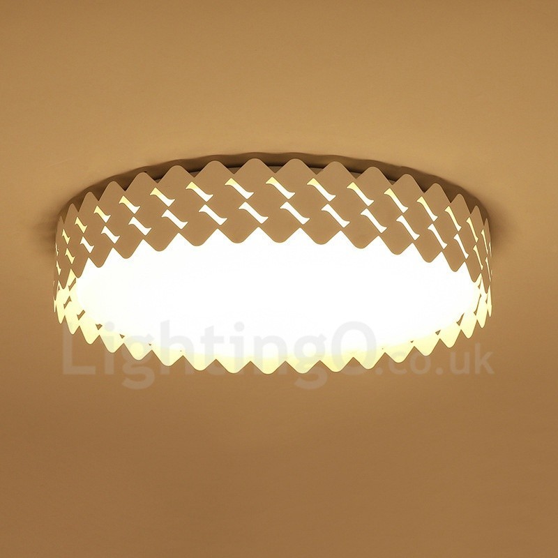 Modern Contemporary Integrated Metal Flush Mount Light