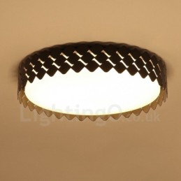 Modern Contemporary Integrated Metal Flush Mount Light