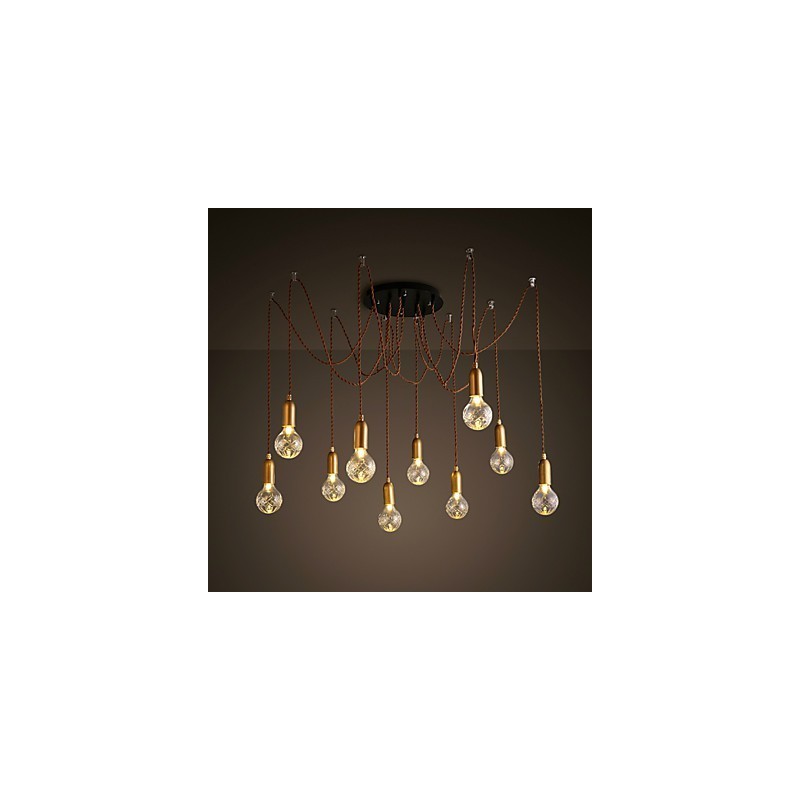 Chandelier Mini Style Modern Contemporary Metal