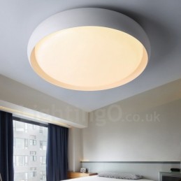 Modern Contemporary Integrated Metal Flush Mount Light