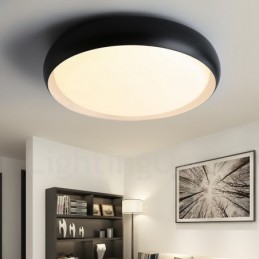 Modern Contemporary Integrated Metal Flush Mount Light