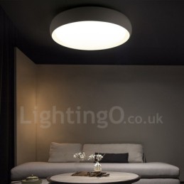 Modern Contemporary Integrated Metal Flush Mount Light