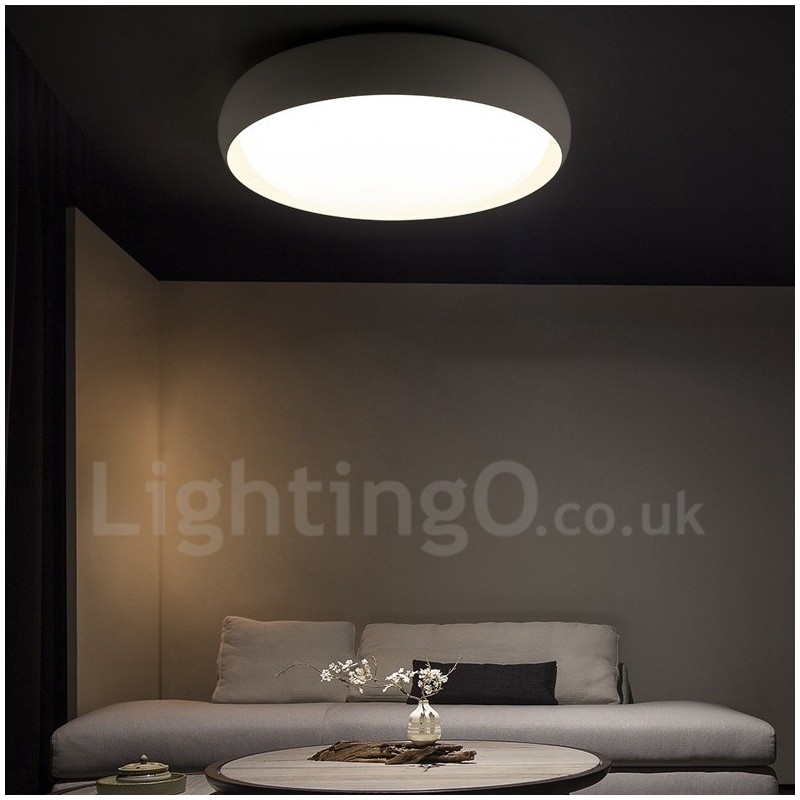 Modern Contemporary Integrated Metal Flush Mount Light