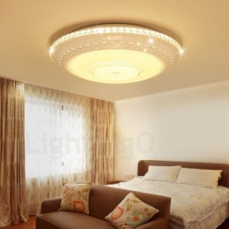 Modern Contemporary Integrated Metal Flush Mount Light