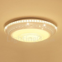 Modern Contemporary Integrated Metal Flush Mount Light