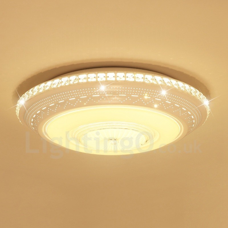 Modern Contemporary Integrated Metal Flush Mount Light