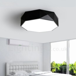 Modern Contemporary Integrated Metal Flush Mount Light