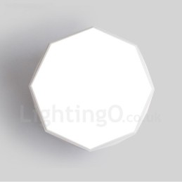 Modern Contemporary Integrated Metal Flush Mount Light