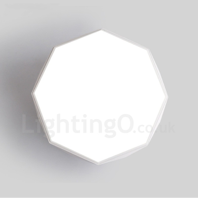 Modern Contemporary Integrated Metal Flush Mount Light