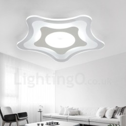 Modern Contemporary Integrated Metal Flush Mount Light