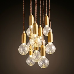 Chandelier Mini Style Modern Contemporary Metal