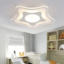 Modern Contemporary Integrated Metal Flush Mount Light