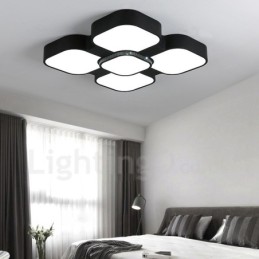 Modern Contemporary Integrated Metal Flush Mount Light