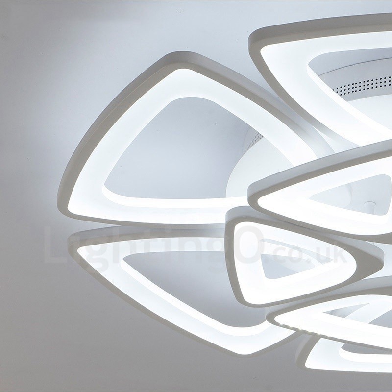 12 Light Modern Contemporary Integrated Flush Mount Light