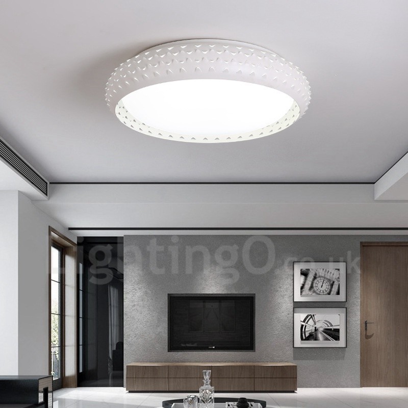 Modern Contemporary Integrated Metal Flush Mount Light