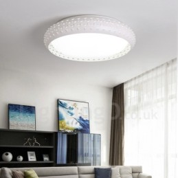 Modern Contemporary Integrated Metal Flush Mount Light