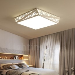 Modern Contemporary Integrated Metal Flush Mount Light
