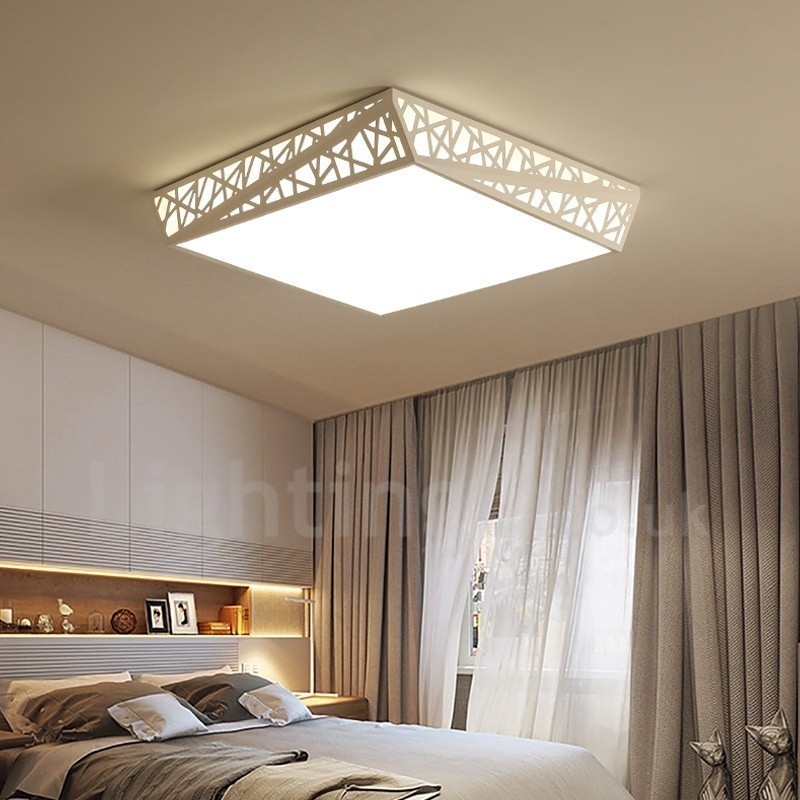 Modern Contemporary Integrated Metal Flush Mount Light