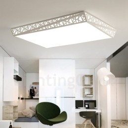 Modern Contemporary Integrated Metal Flush Mount Light
