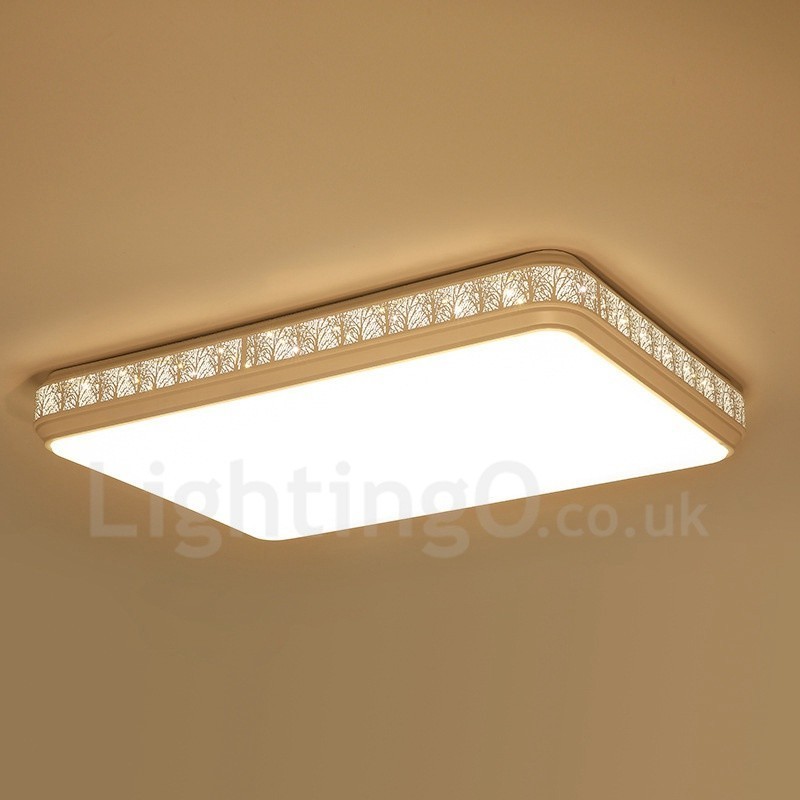 Modern Contemporary Integrated Metal Flush Mount Light
