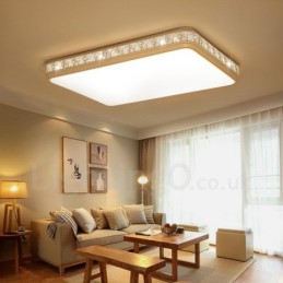 Modern Contemporary Integrated Metal Flush Mount Light