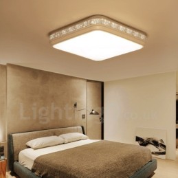 Modern Contemporary Integrated Metal Flush Mount Light