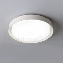 Modern Contemporary Integrated Metal Flush Mount Light