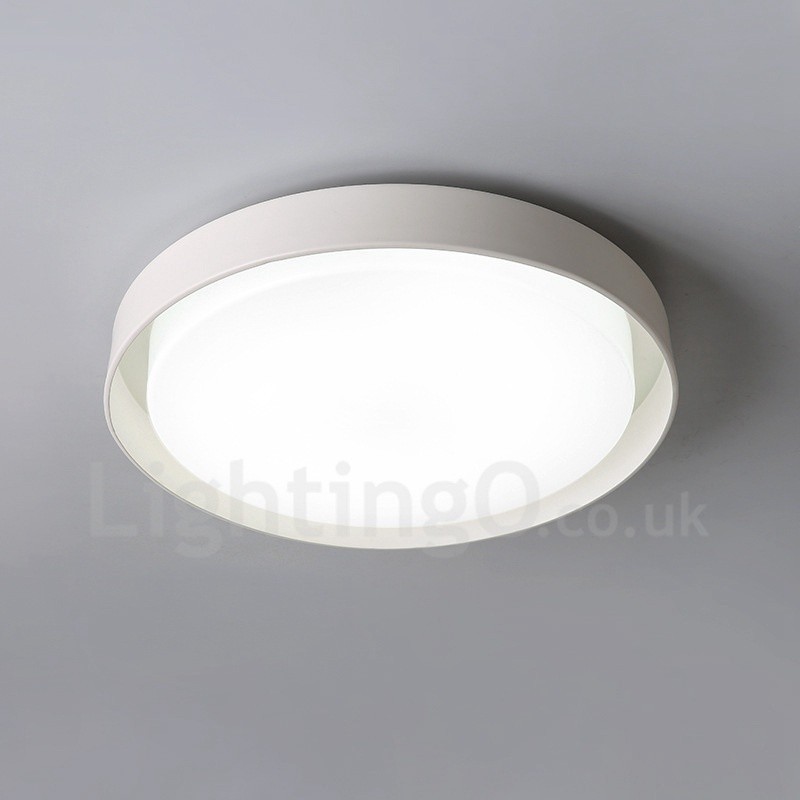 Modern Contemporary Integrated Metal Flush Mount Light