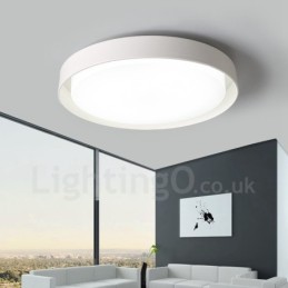 Modern Contemporary Integrated Metal Flush Mount Light