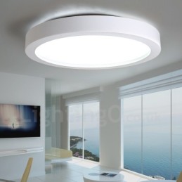 Modern Contemporary Integrated Metal Flush Mount Light
