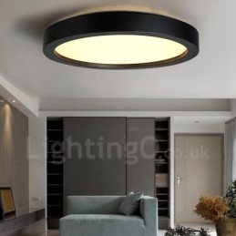 Modern Contemporary Integrated Metal Flush Mount Light