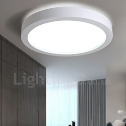 Modern Contemporary Integrated Metal Flush Mount Light