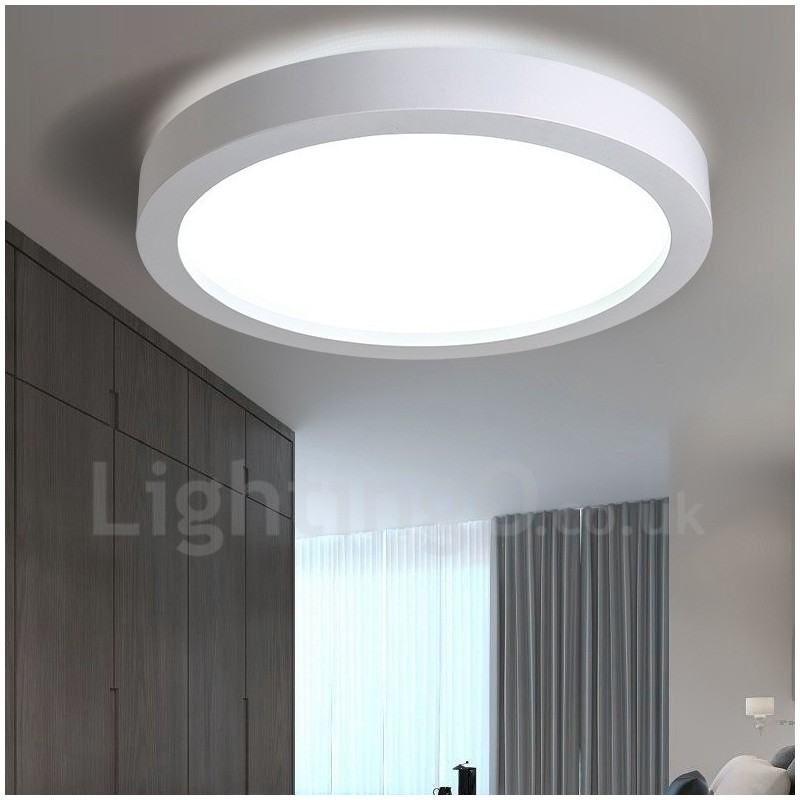 Modern Contemporary Integrated Metal Flush Mount Light