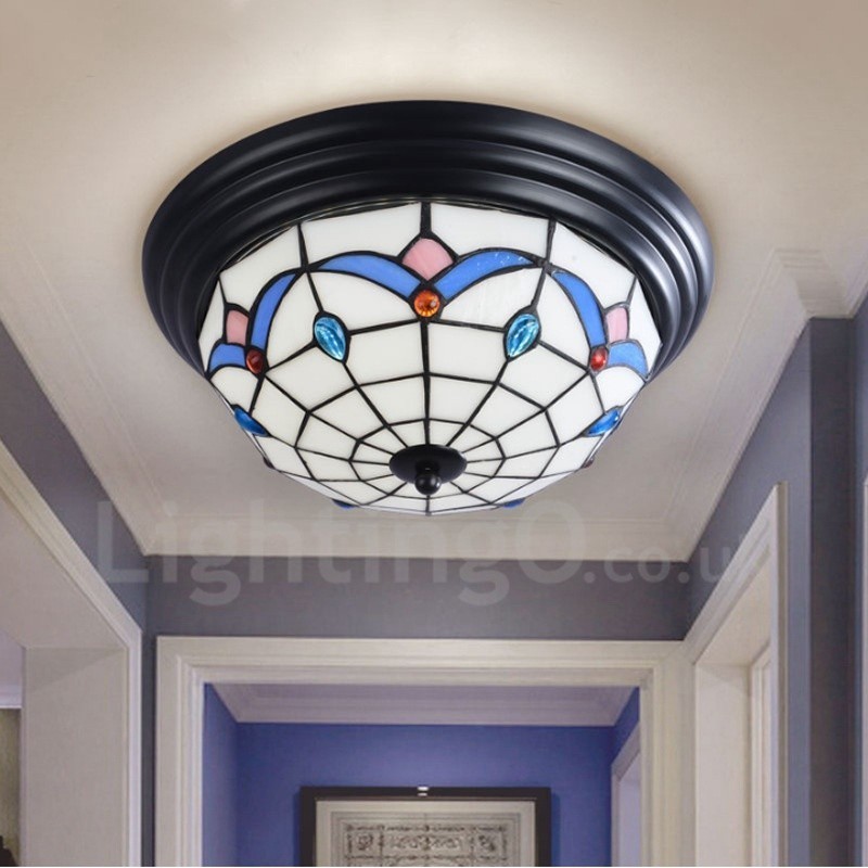Mediterranean Style Integrated Flush Mount Light