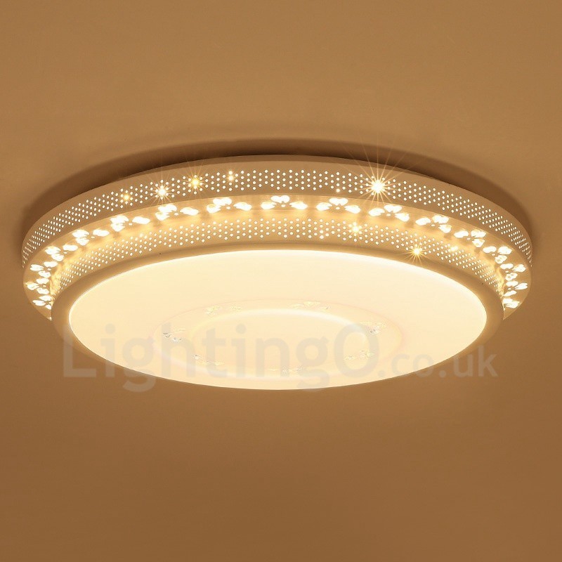 Modern Contemporary Integrated Metal Flush Mount Light