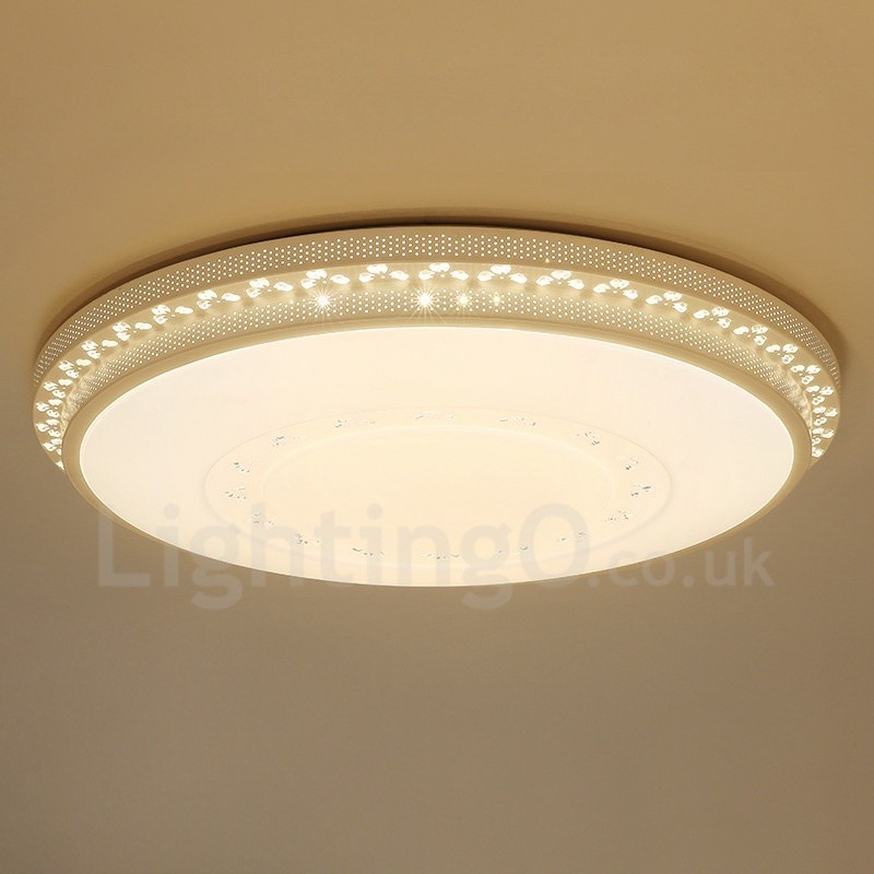 Modern Contemporary Integrated Metal Flush Mount Light