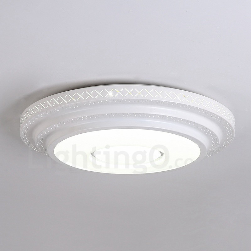 Modern Contemporary Integrated Metal Flush Mount Light