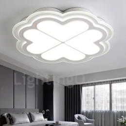 Modern Contemporary Integrated Metal Flush Mount Light
