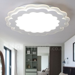 Modern Contemporary Integrated Metal Flush Mount Light