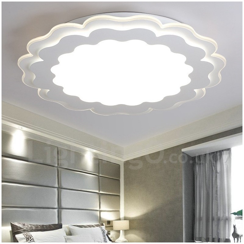 Modern Contemporary Integrated Metal Flush Mount Light