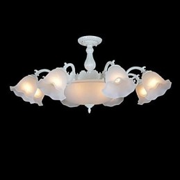 Flush Mount White European Retro Classic